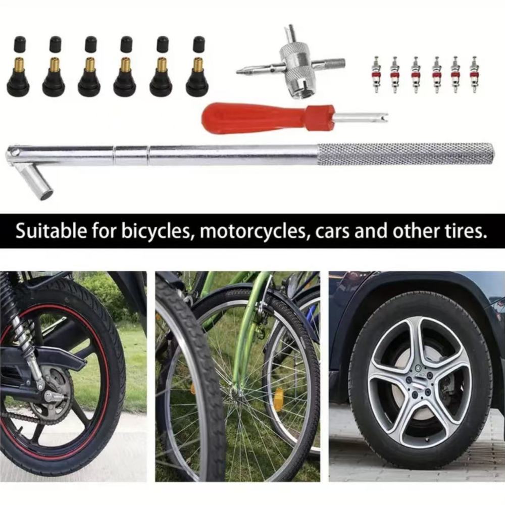 Car Workshop Tools And Equipment - เครื่องมือซ่อมแซมก้านวาล์วลมยางรถยนต์ หัวดูดสุญญากาศสำหรับติดตั้งและถอด ป้องกันขอบล้อพลาสติก อุปกรณ์สำหรับอู่ซ่อมรถยนต์