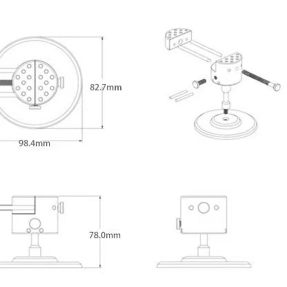 Bench Vise Swivel - สำหรับแท่นจับชิ้นงานอลูมิเนียมขนาดเล็ก 2.5 นิ้ว พร้อมฐานหมุนได้ 360 องศา