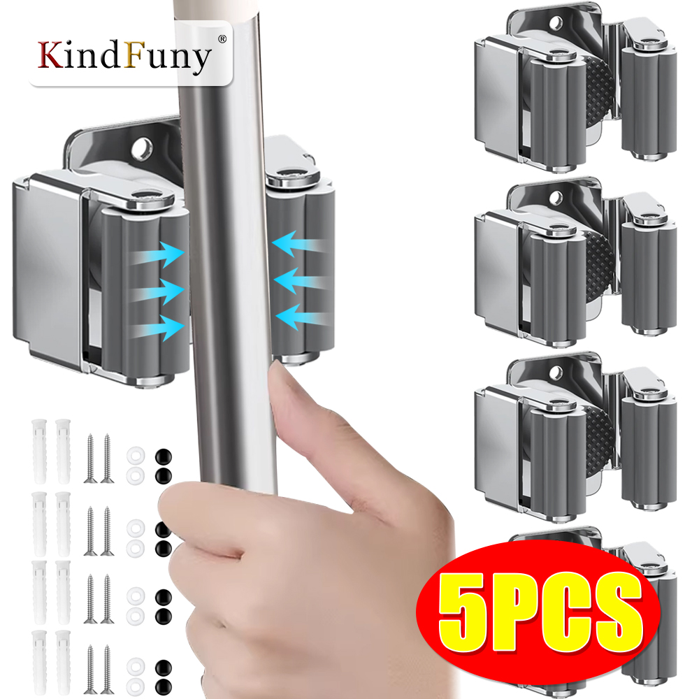 Workshop Tools On Wall - ﻿ ที่แขวนไม้ถูพื้นสแตนเลสแบบติดผนัง ชั้นวางเก็บของ ที่แขวนไม้ถูพื้น แปรง ไม้กวาด