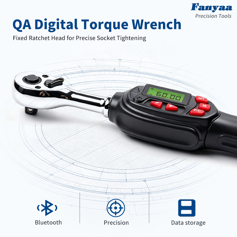 Tools Qa - ประแจปอนด์ดิจิทัล Fanyaa ขนาด 3/8 1/2 1/4