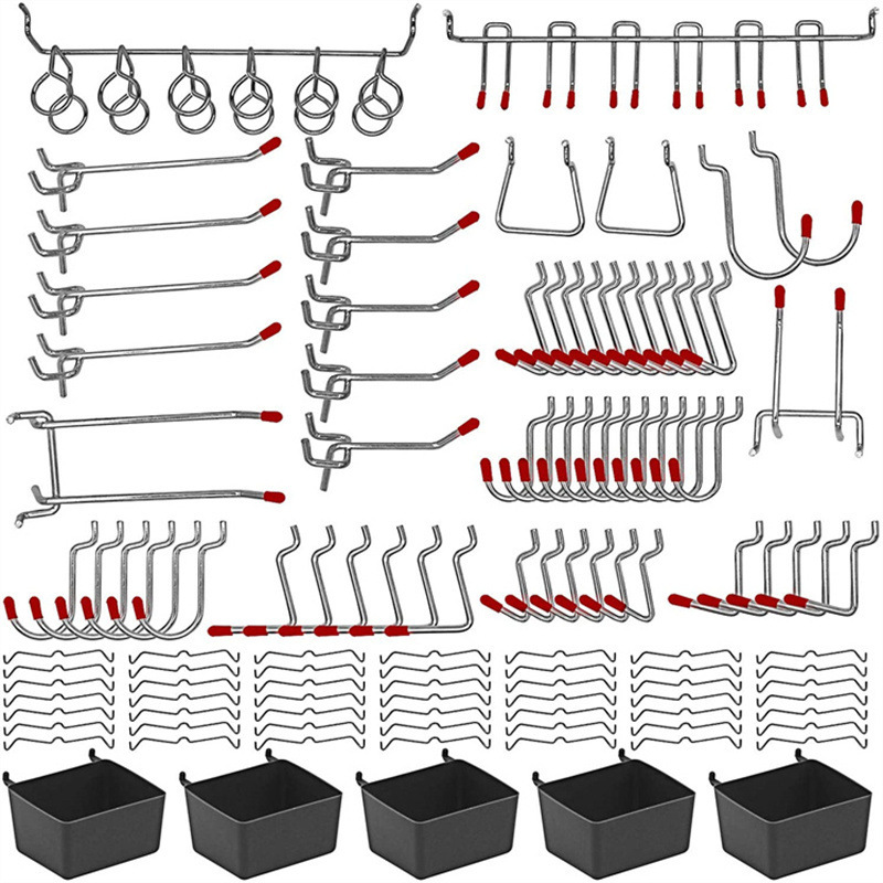 ชุดตะขอแขวนแบบเพ็กบอร์ด 114 ชิ - Workshop Tools On Wall บทวิจารณ์และราคา