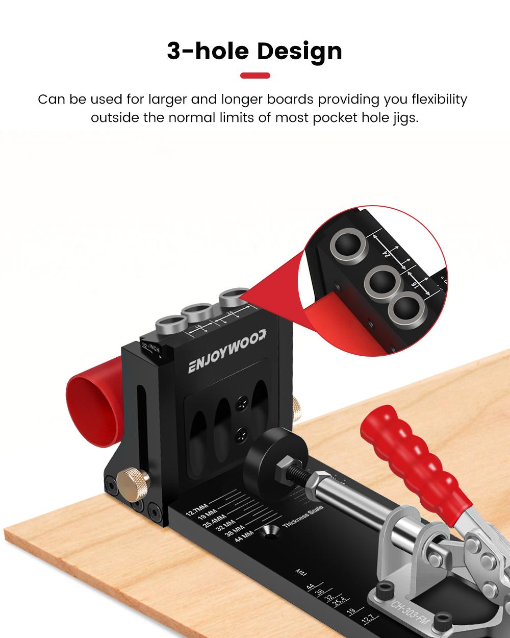 Enjoywood XK4งานไม้เอียงหลุมเจ - Pocket Hole Jig บทวิจารณ์และราคา
