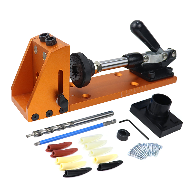 ไม้เอียง Doweling Jig Jig Kit  - Pocket Hole Jig บทวิจารณ์และราคา