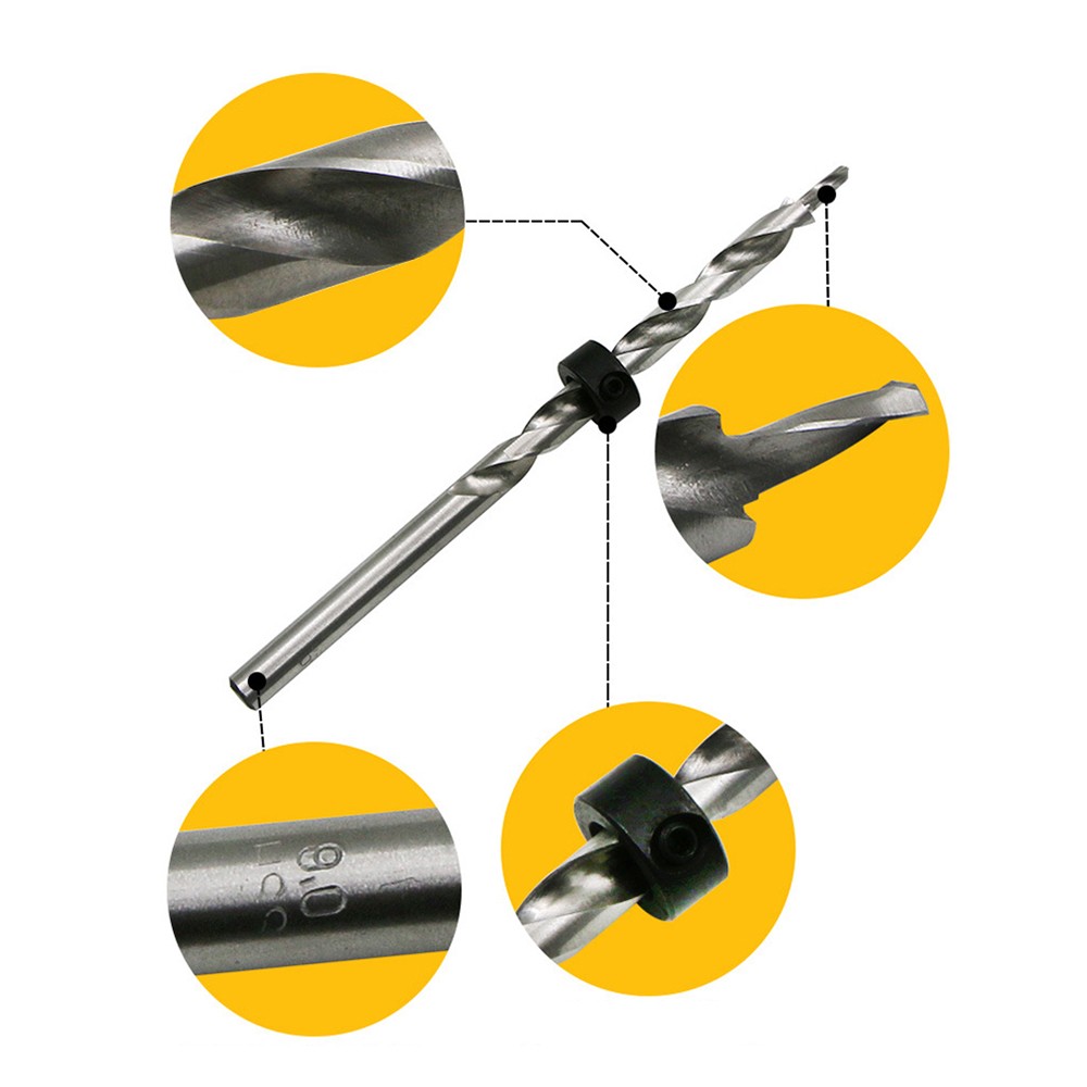 Hex Step Drill Bit 14 9 5 มม.  - Pocket Hole Jig บทวิจารณ์และราคา