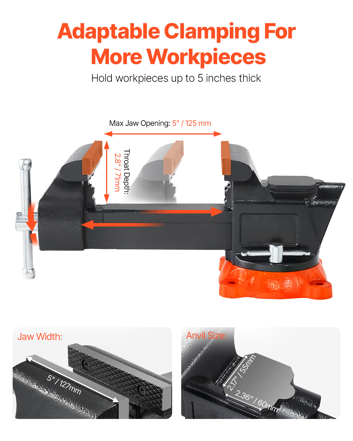 SucceBuy ปากกาจับชิ้นงานแบบตั้ - Bench Vise Swivel บทวิจารณ์และราคา