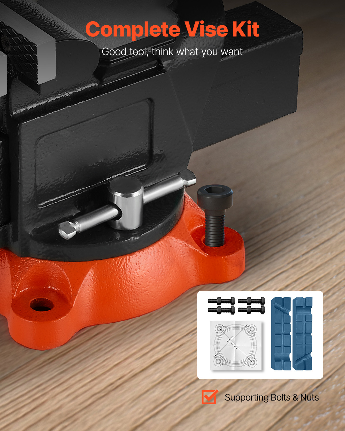 SucceBuy ปากกาจับชิ้นงานแบบตั้ - Bench Vise Swivel บทวิจารณ์และราคา