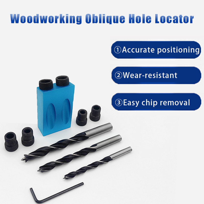 ชุดดอกสว่านเจาะรูเฉียง 15 องศา - Pocket Hole Jig บทวิจารณ์และราคา