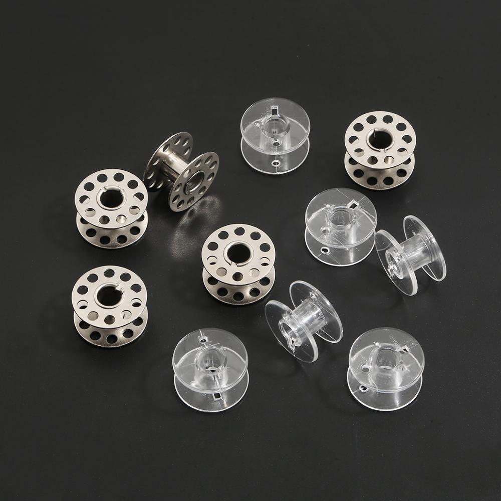 10pcs เหล็กโลหะ Bobbins SPOOL  - Mechanical Workshop Tools And Equipment บทวิจารณ์และราคา