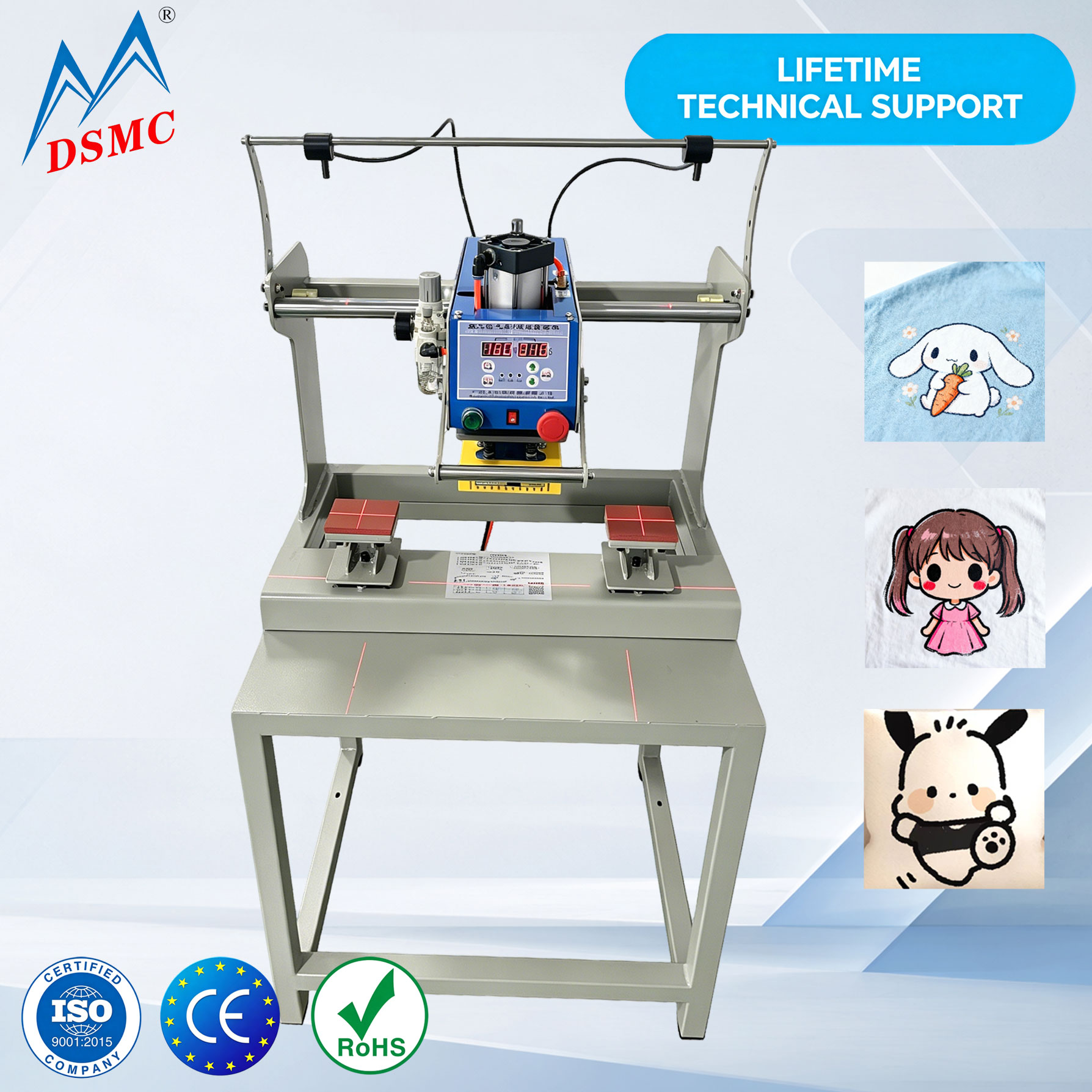 เครื่องรีดความร้อนแบบสองสถานี  - Workshop Tools Logo บทวิจารณ์และราคา