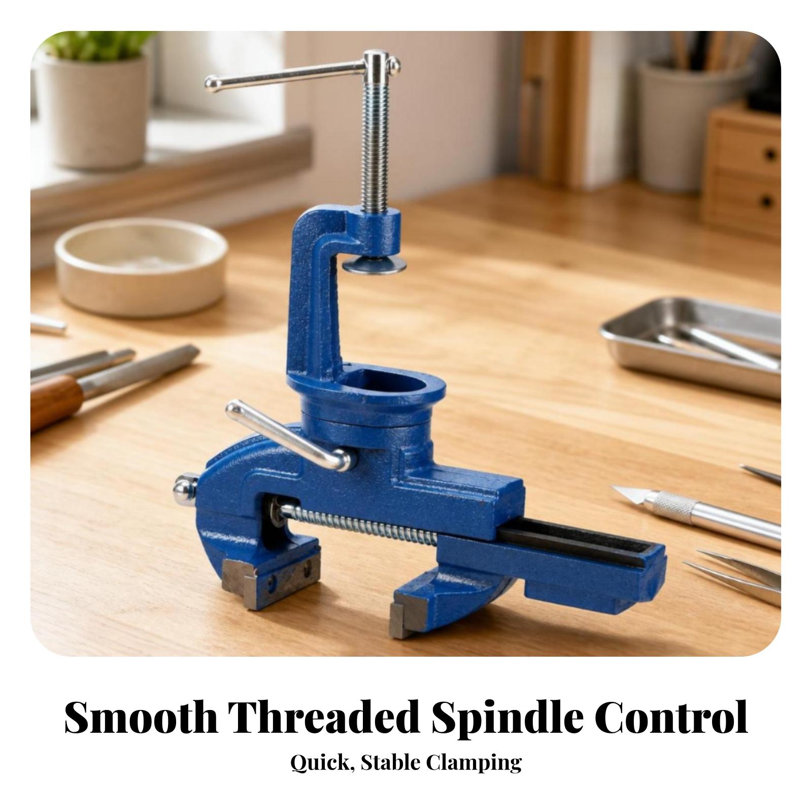 แท่นจับชิ้นงานแบบมีฐานหมุน แท่ - Bench Vise Swivel บทวิจารณ์และราคา
